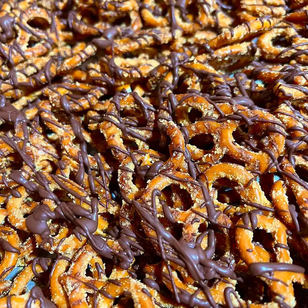 BOURBON CHOCOLATE PRETZELS